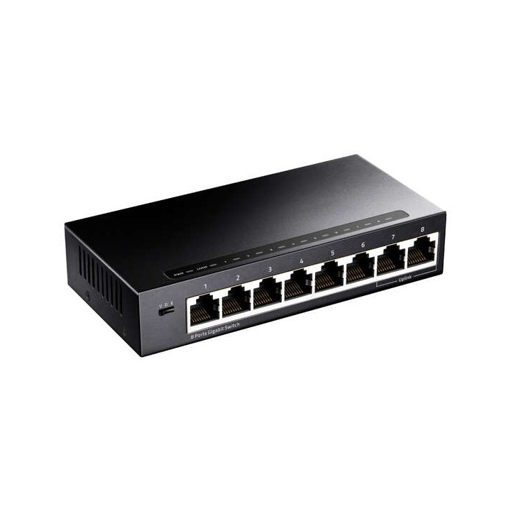 Switch 8 ports 10/100/1000 CUDY GS1010P métal  8 ports