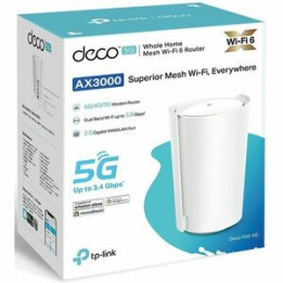 Routeur 5G wifi TP-LINK AX3000 wifi6 + 2 rj45 1gb + 1 2.5gb DECO X50-5G(1-PACK)