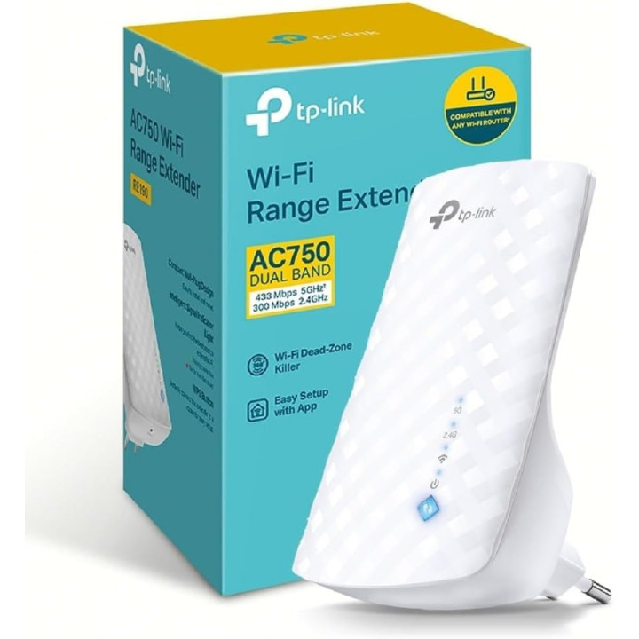 Repeteur de signal Wifi  TPLINK RE190 AC750 2.4ghz 5ghz
