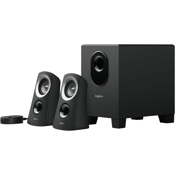 Haut parleur 2.1 LOGITECH Z313 2 sat + 1 caisson + telecommande
