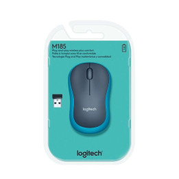 Souris sans fil LOGITECH M185 Bleue 910-002239