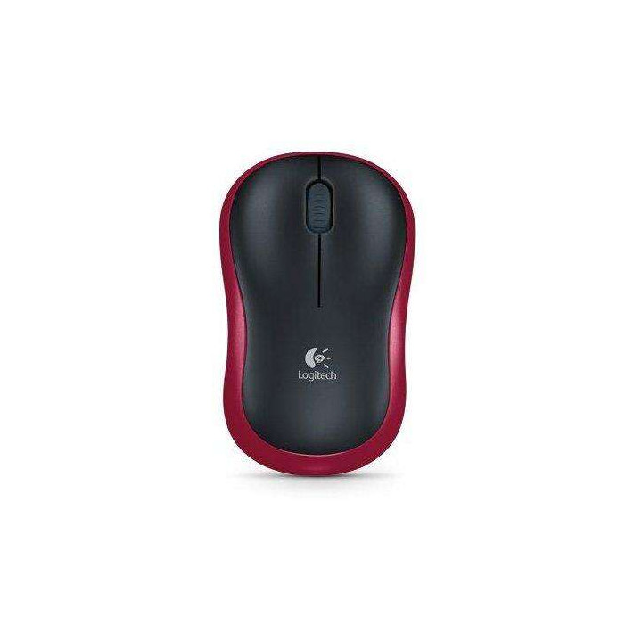 Souris sans fil LOGITECH M185 Rouge 910-002240