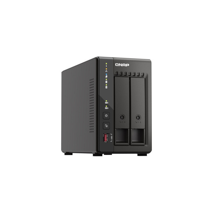NAS QNAP TS-253E-8G 2 baies M.2 ou SATA