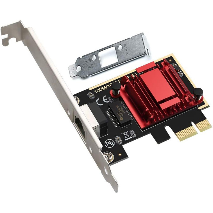 Carte reseau 2.5go  PCI Express  chip REALTEC GAMING