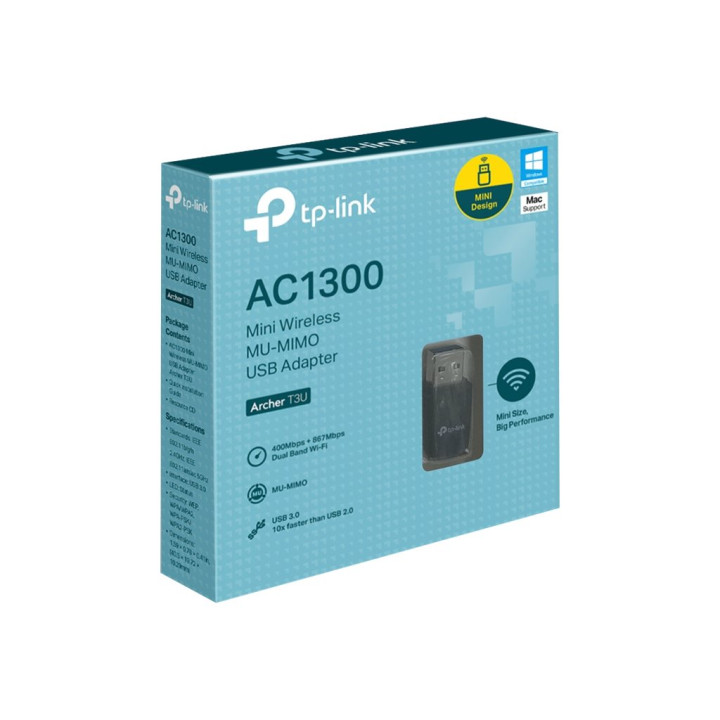 Clef USB Wifi TPLINK Archer T3U  mini AC1300  2.4ghz 5ghz