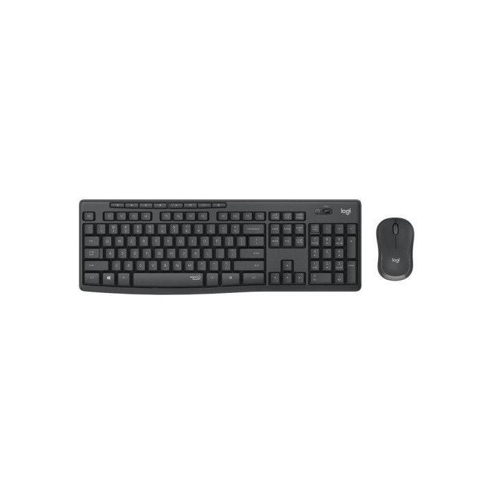 Clavier/souris sans fils Logitech cordless desktop MK295 usb  SILENT  NOIR