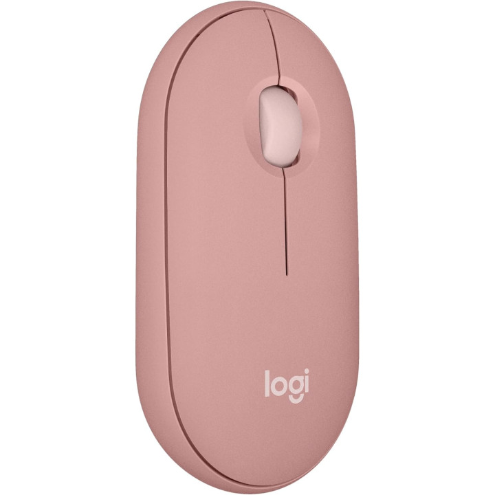 Souris BLUETOOTH et sans fil  LOGITECH Pebbles 2 M350s rose 910-007014