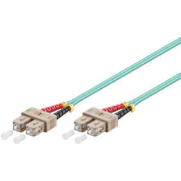 FIBRE Jarretiere optique duplex LSOH 50/125 multimode OM3 SC/ SC 5m