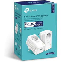 Cpl courant porteur 1000mbp TPLINK TL-PA7017P KITavec prises FR  pack de 2