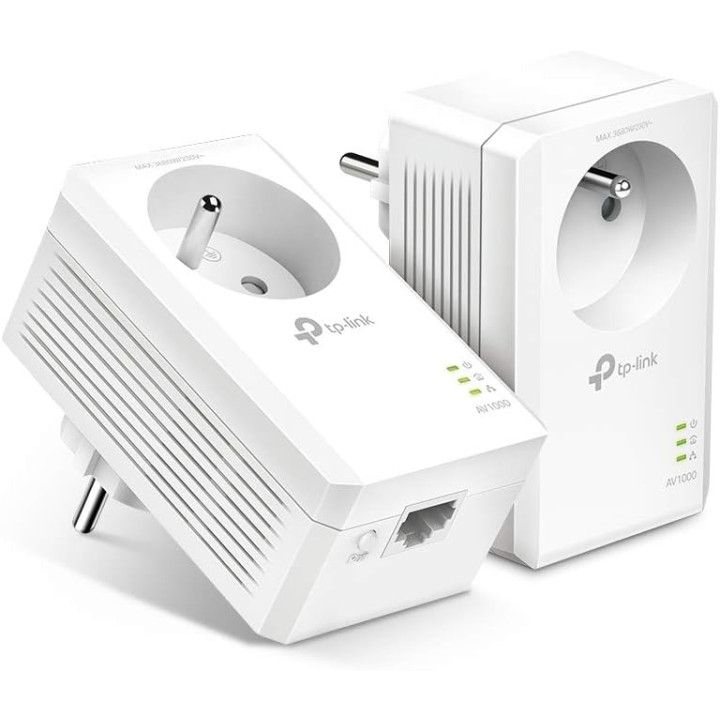 Cpl courant porteur 1000mbp TPLINK TL-PA7017P KITavec prises FR  pack de 2