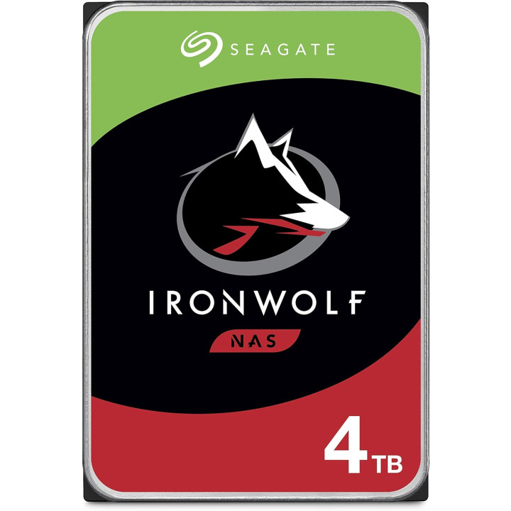 Disque dur 4 Tera SEAGATE IronWolf NAS ST4000VNZ06 5900t 64mb sata3