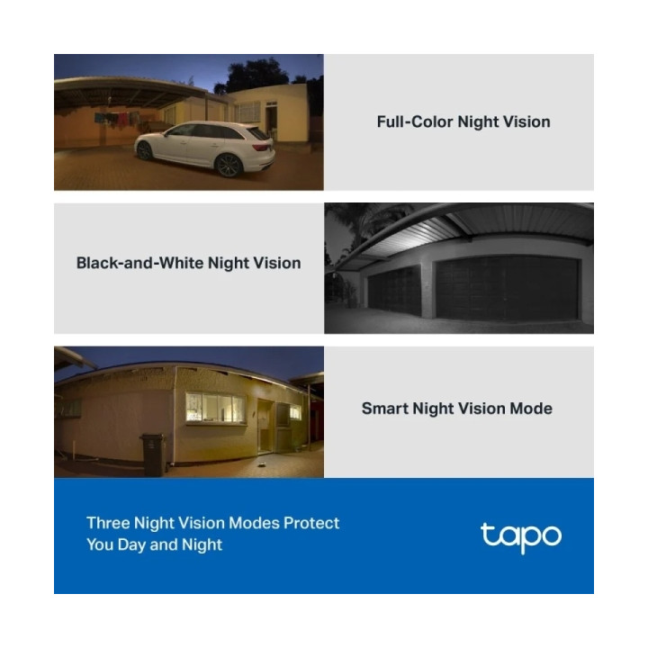 Camera ip TP-LINK TC41 TAPO 2K wifi ext vision 360 vision nocturne en couleurs