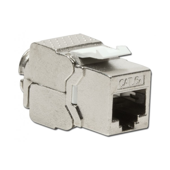 Embase RJ45 cat 6A 10G STP slim 180