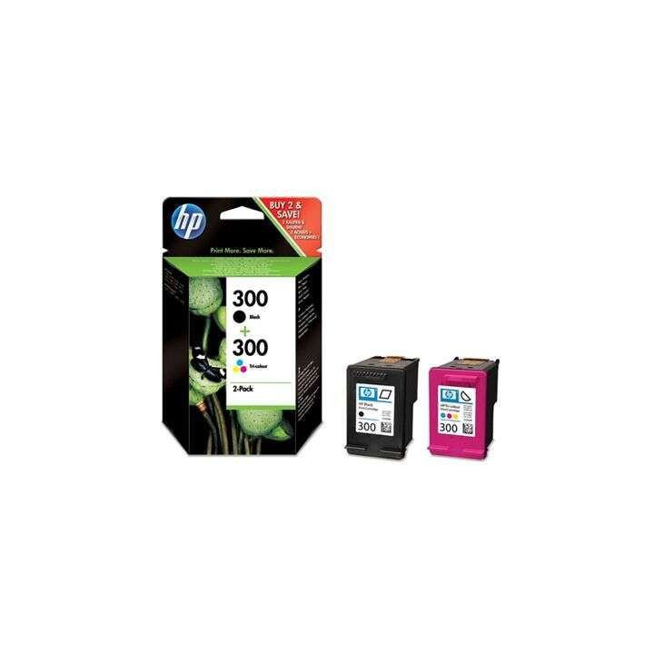 Cartouches ORIGINALES HP 300 / 901  noire et couleurs CN637EE/SD519AE