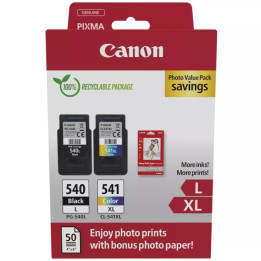 Pack CANON PG-540 L CL-541 XL + papier photo 5224B012