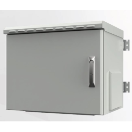 Coffret 19 9U 450mm avec porte pleine -assemblé IP55