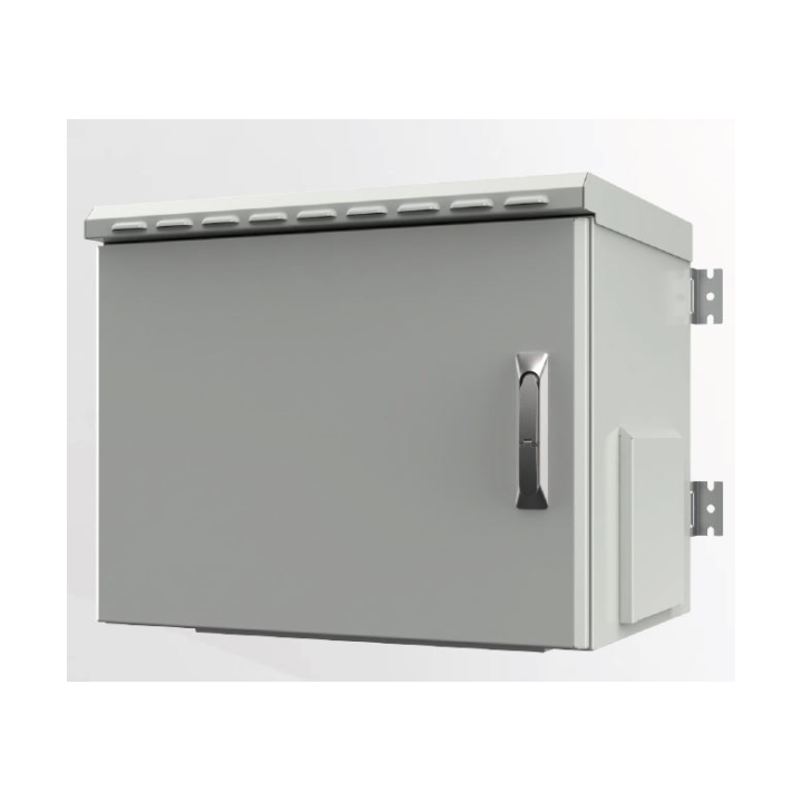 Coffret 19 9U 450mm avec porte pleine -assemblé IP55