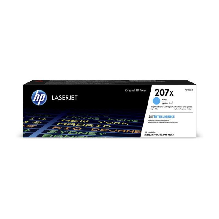 Toner ORIGINAL  cyan HP 207X grande capacité  W2211X