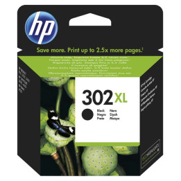 Cartouche ORIGINALE HP 302 XL Noire  F6U68AE