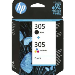 Pack cartouche 305  noire et couleurs  6ZD17AE