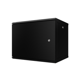 Coffret 19 9U 450mm avec porte pleine noir