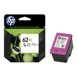 Cartouche ORIGINALE HP 62 XL Couleurs  C2P07AE
