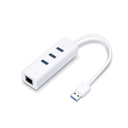 HUB USB 3.0 vers 3 x USB 3.0 + rj45 ethernet gigabyte TP-LINK UE330
