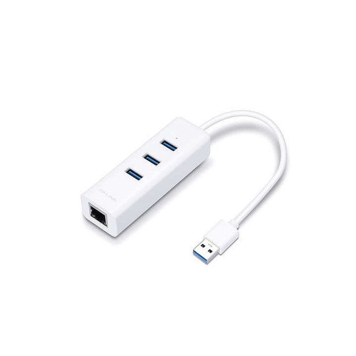 HUB USB 3.0 vers 3 x USB 3.0 + rj45 ethernet gigabyte TP-LINK UE330