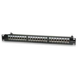 Panneau de brassage 24 ports 6A avec prises FTP 19 1U