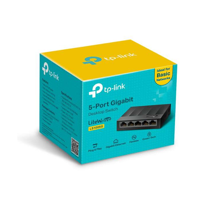 Switch 5 ports 10/100/1000 TPLINK LS1005G