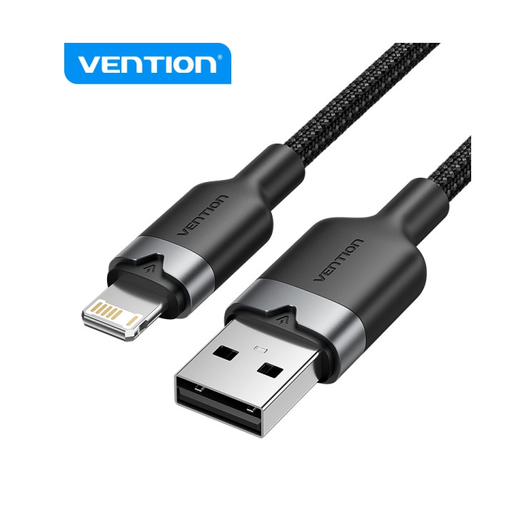 Cable USB Tel pour IPHONE  lightning   480 Mbit/s - 2,4 A - 2 m -