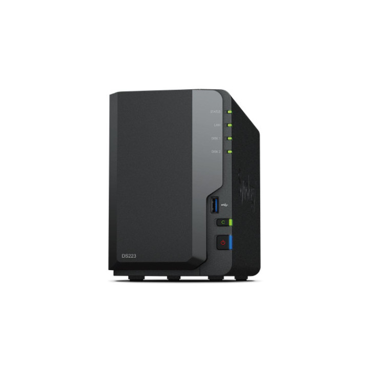 Serveur NAS SYNOLOGY DS223 -2 baies 2go 4c 1.7ghz
