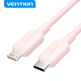 Cable USB-C vers lightning IPHONE 27W 3A ROSE 1m