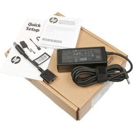 Chargeur original HP 90w H6Y90AAABB  2 embouts dont 1 bleu