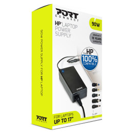 Chargeur universel pour HP  90W PORT DESIGN 5 embouts fins 900007-HP