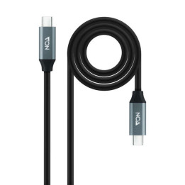 Cable USB-C vers USB-C  3.2 4K/60Hz 100w 2m noir
