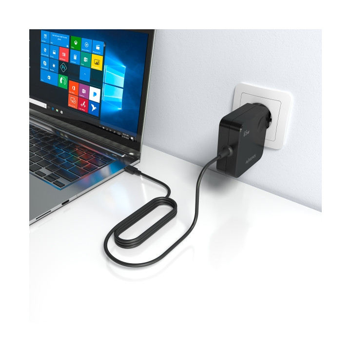 Chargeur universel USB-C 65w 5-19v PD3.0 AISEN cable 1.5m