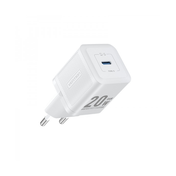 Chargeur telephone USB-C 30W  charge rapide jaune