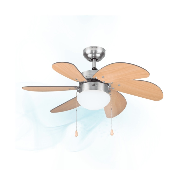 Ventilateur plafond  CECOTEC ENERGYSILENCE Aero 350 Reversible avec lumiere