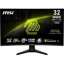 31.5 MSI MAG 32CQ6F  2560x1440 0.5ms 180mhz  incurve vesa  dp hdmi
