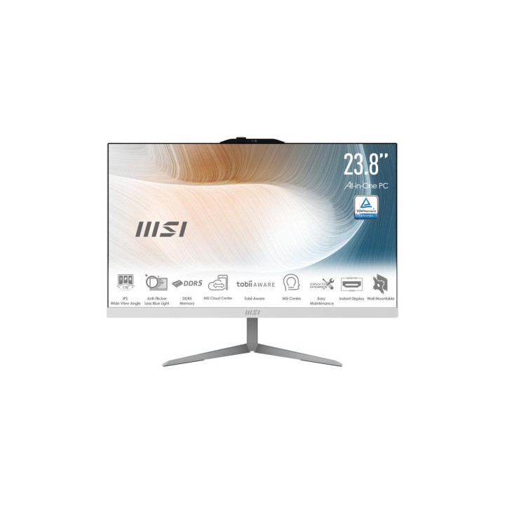 Tout en un MSI MODERN Core 3-100u 8go 512go 23.8 IPS WIN11 PRO