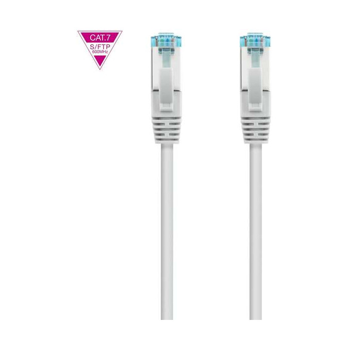 Cable RJ45 600 MHz LSZH SFTP PIMF AWG26 BLANC 0.5m