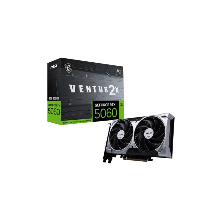 Carte graphique  RTX 5060 8go MSI VENTUS 2X Black OC