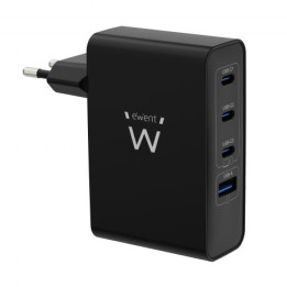 Chargeur telephone et PC portable  100W 3x USB-C PD3.0  1x USB-A QC3.0 noir