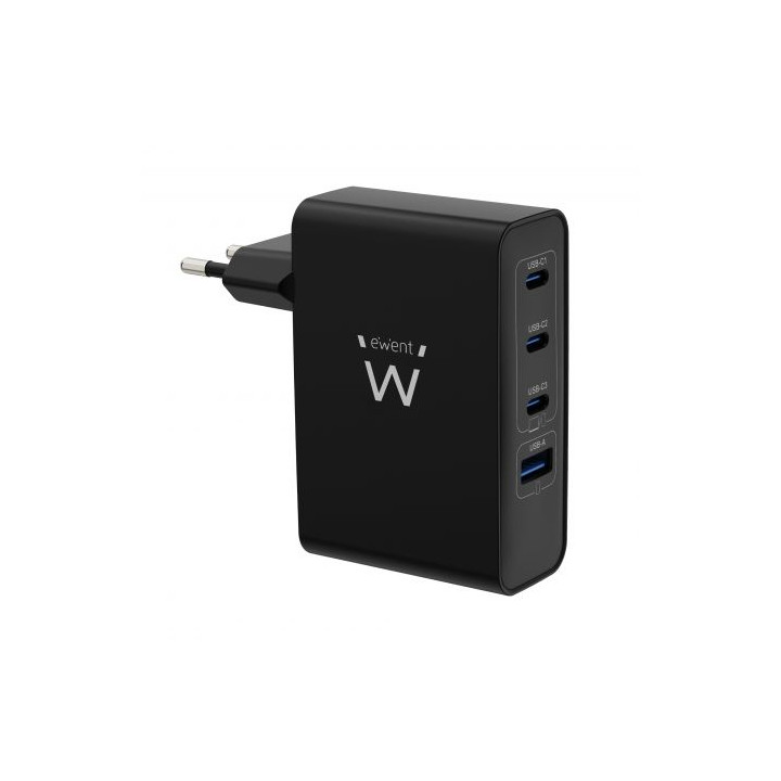 Chargeur telephone et PC portable  100W 3x USB-C PD3.0  1x USB-A QC3.0 noir
