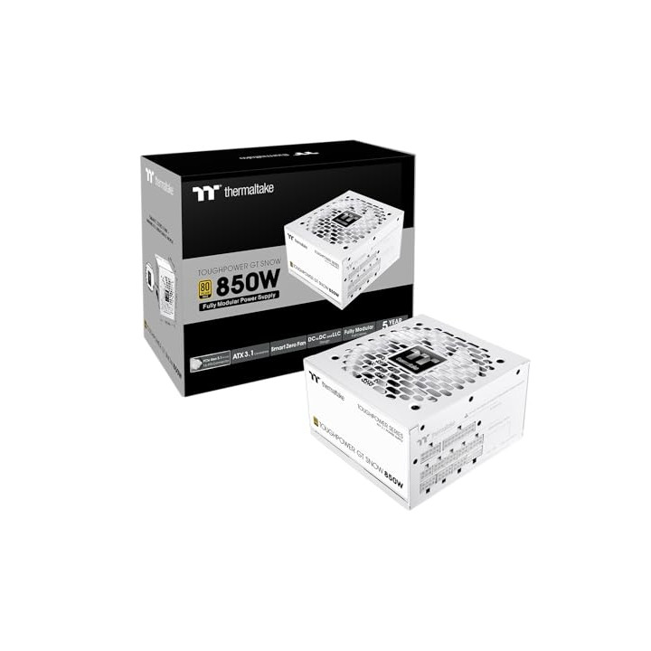 Alimentation 850w THERMALTAKE Toughpower GT blanche  modulaire 80+gold