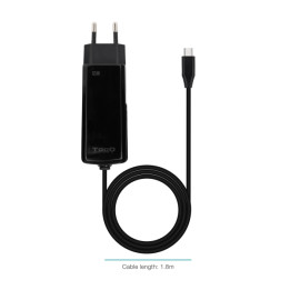 Chargeur universel USB-C 65w 5-19v GaN PD TOOQ cable 1.80m
