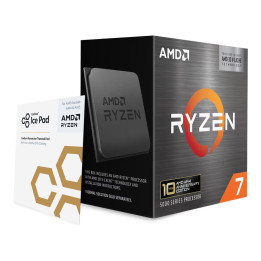 AMD RYZEN 7 5800X3D 4.5ghz 8 coeurs 16 coeurs 100mb BOITE sans VR AM4