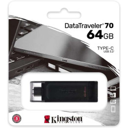 Clef 64gb   USB-C  3.2 KINGSTON DT70/64GB