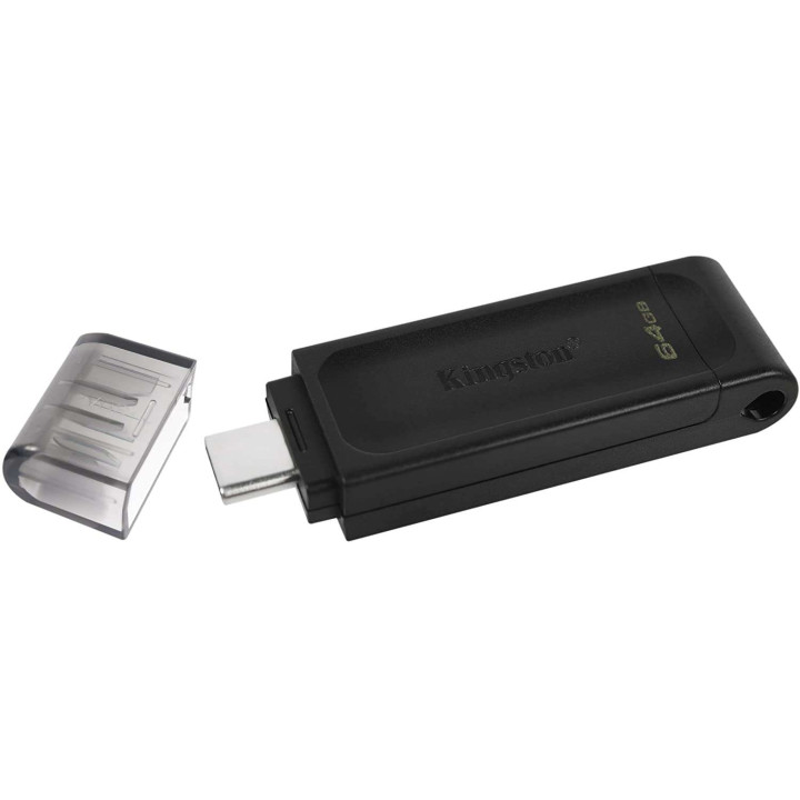 Clé USB-C 3.2 Kingston DataTraveler 70 64 Go DT70/64GB | PC SARL